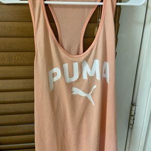 Puma workout women muscle tee size L